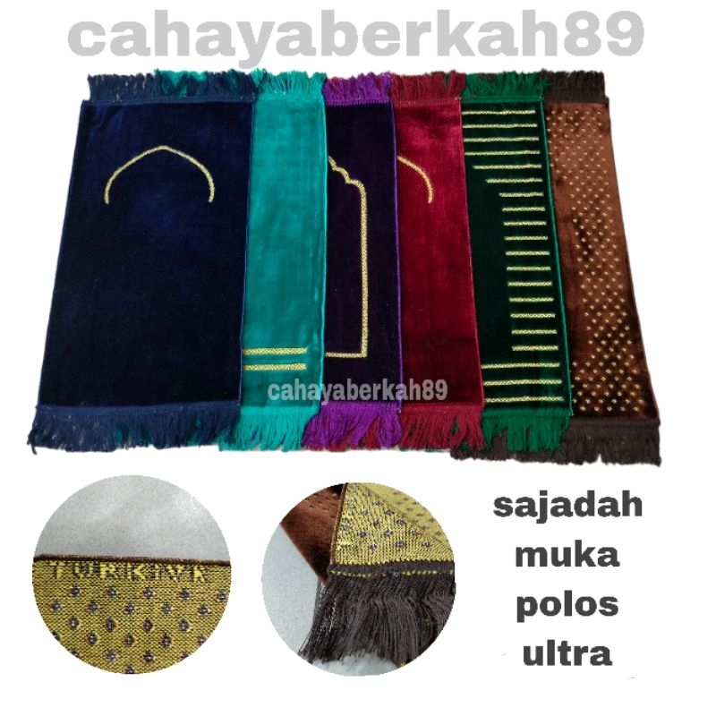 sajadah muka polos sajadah mini sajadah turki