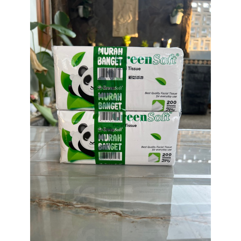 [TERMURAH]TISU GREEN SOFT BUNDLING 2pcs