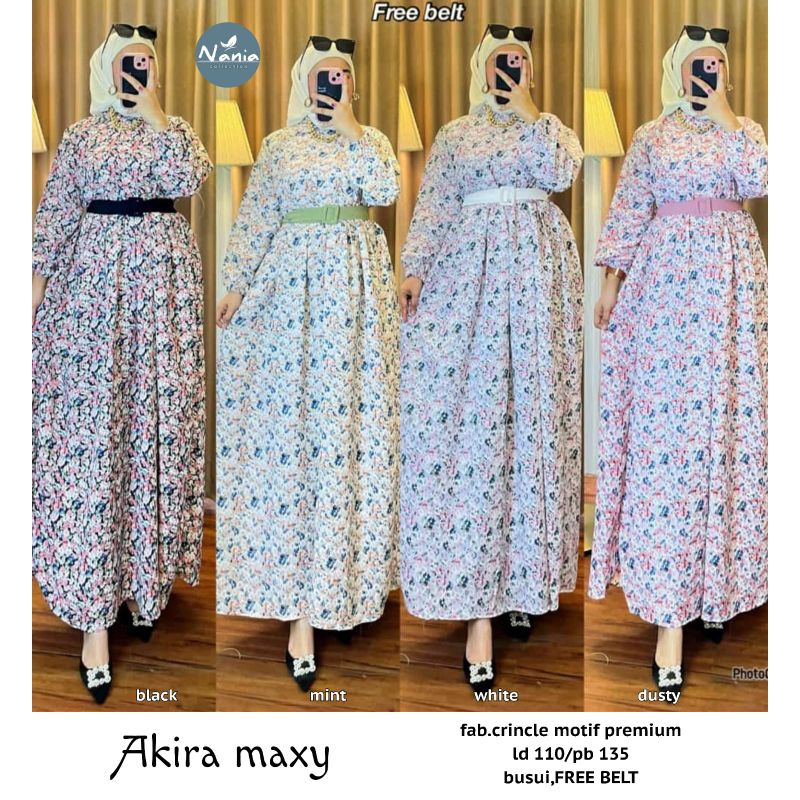AKIRA MAXY/DRESS MAXY FREE BELT BY NANIA