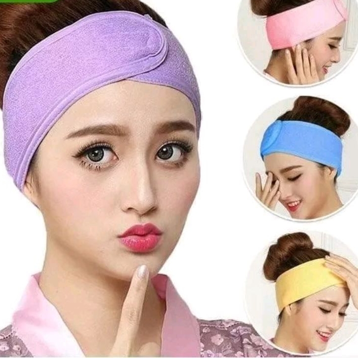 HEADBAND MANDI KOREA HEAD BAND KERAMAS BANDO FACIAL KOREA LUCU