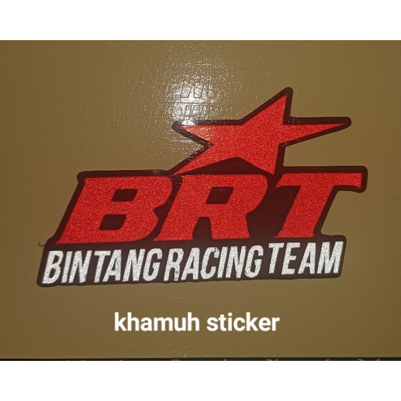Sticker Cutting BRT Bintang racing team