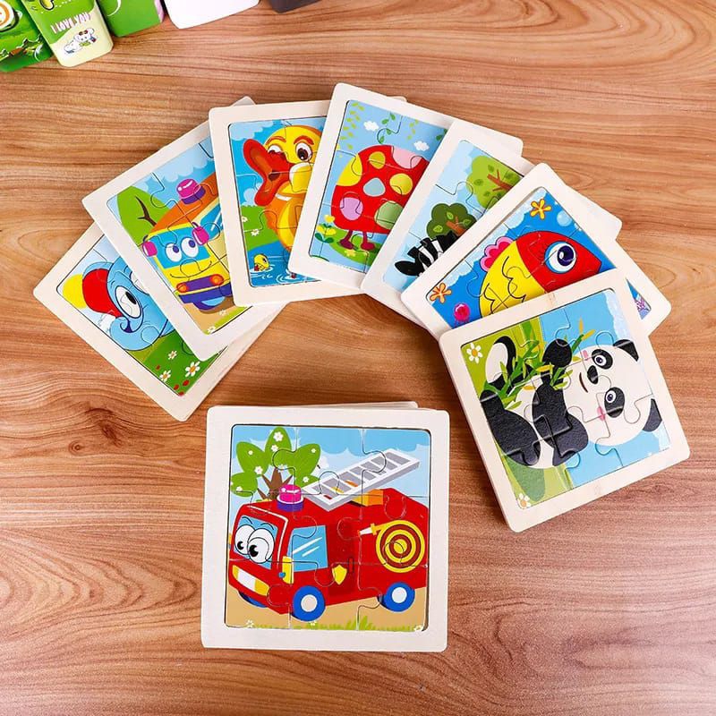 Puzzle Jigsaw Kayu Anak Karakter