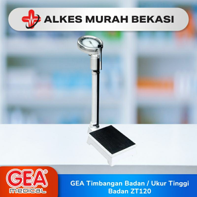 GEA Timbangan Badan + Ukur Tinggi Badan ZT120