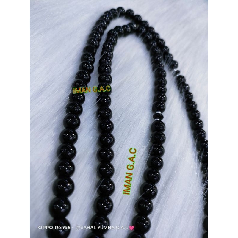 TASBIH LIMBAD HITAM/TASBIH LIMBAD 8MM 99butir WARNA TIDAK AKAN LUNTUR