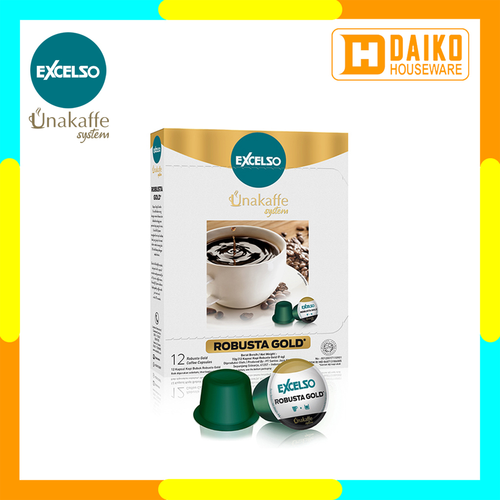 Capsule Coffee Excelso Unakaffe Robusta Gold Kopi Kapsul by Kapal Api