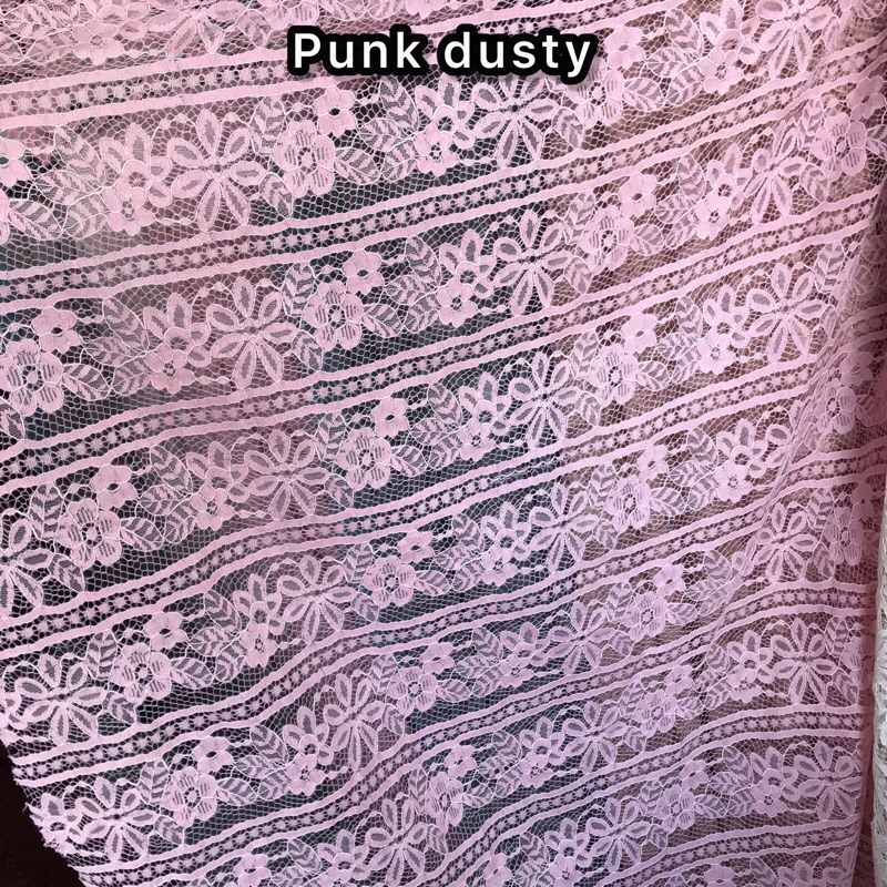 kain brokat / kain brokat katun import Korea premium