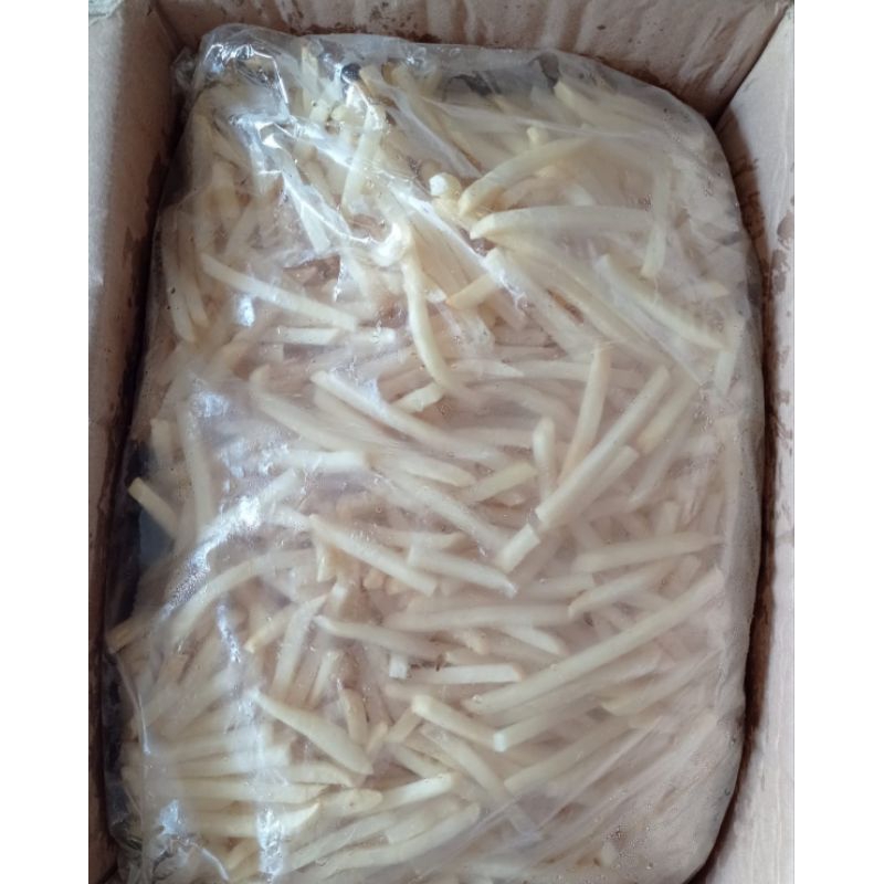 kentang shoestring &amp; crinkle cut 2.5 kg frozen food