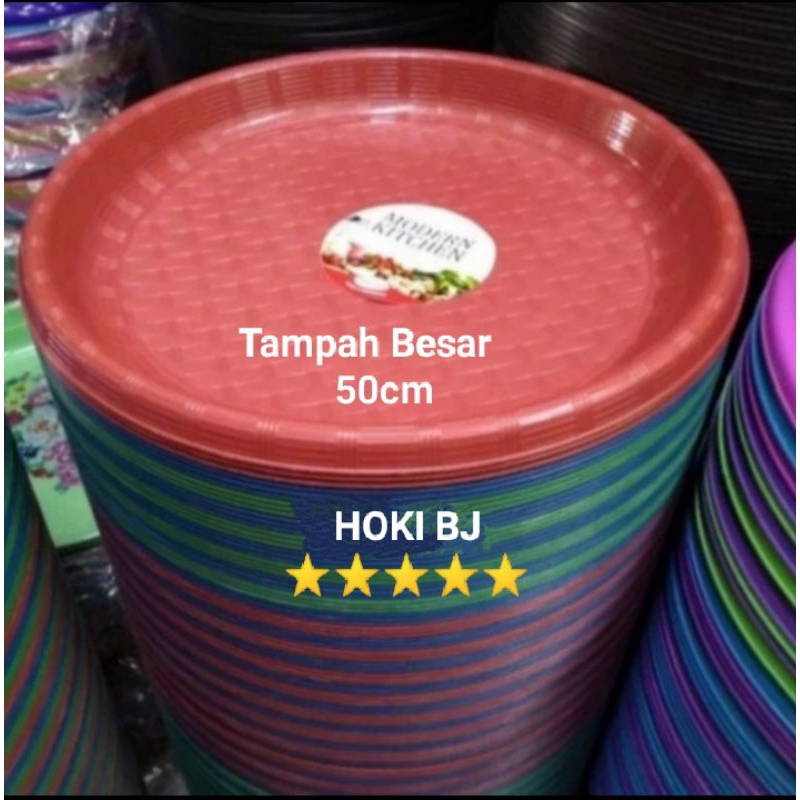 TAMPAH PLASTIK BESAR NYIRU PLASTIK NAMPAN BULAT/ 50cm
