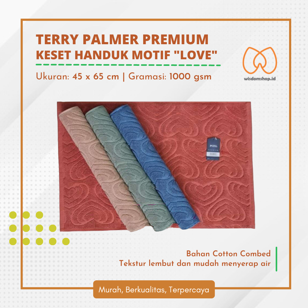 [WS] Keset Premium Terry Palmer Motif Love uk. 45x65 cm