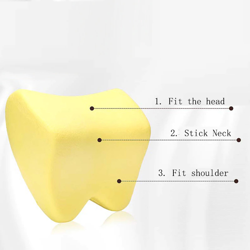 Bantal Leher Mobil | Bantal Sandaran Punggung Mobil Headrest Ergonomis