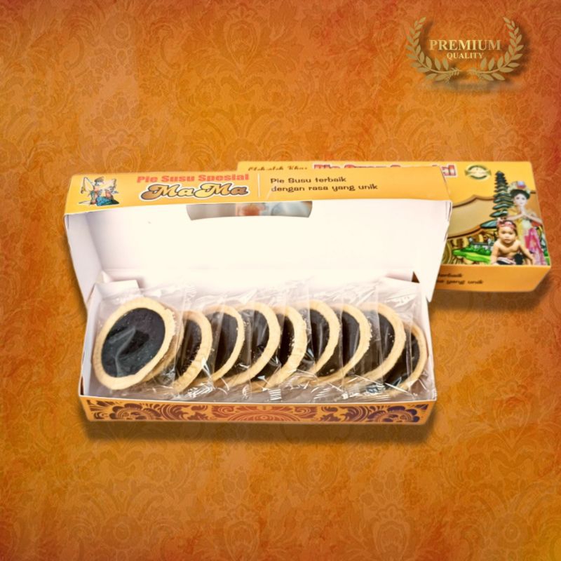 Pie Susu Spesial Rasa Cokelat (10 pcs)