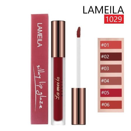 LAMEILA SILKY LIP GLAZE LIPSTIK LIQUID WATERPROOF &amp; LONG LASTING