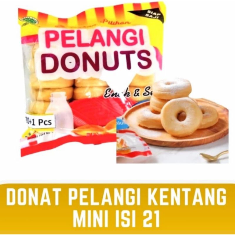 

Donat Kentang Mini 21s Donat Pelangi