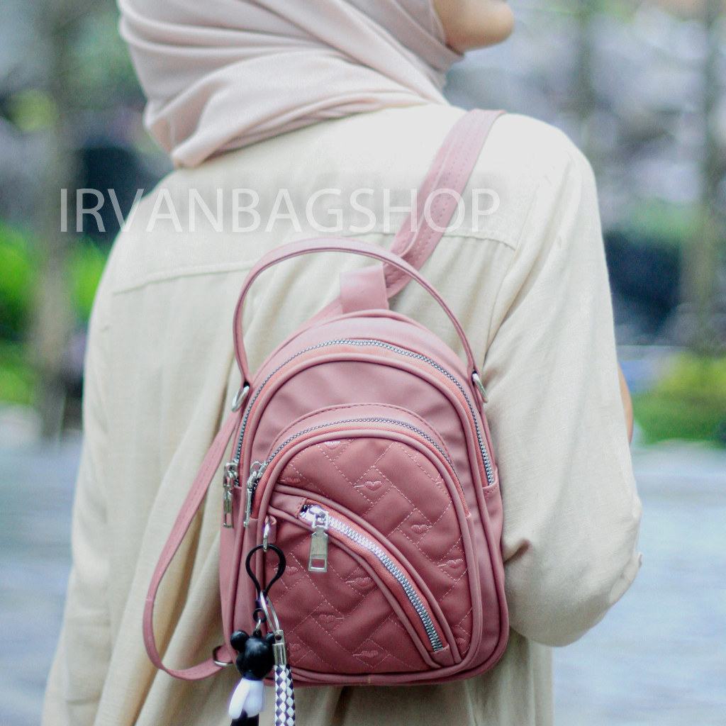 Tas Ransel Mini Sachi 3 in 1 bisa di selempang