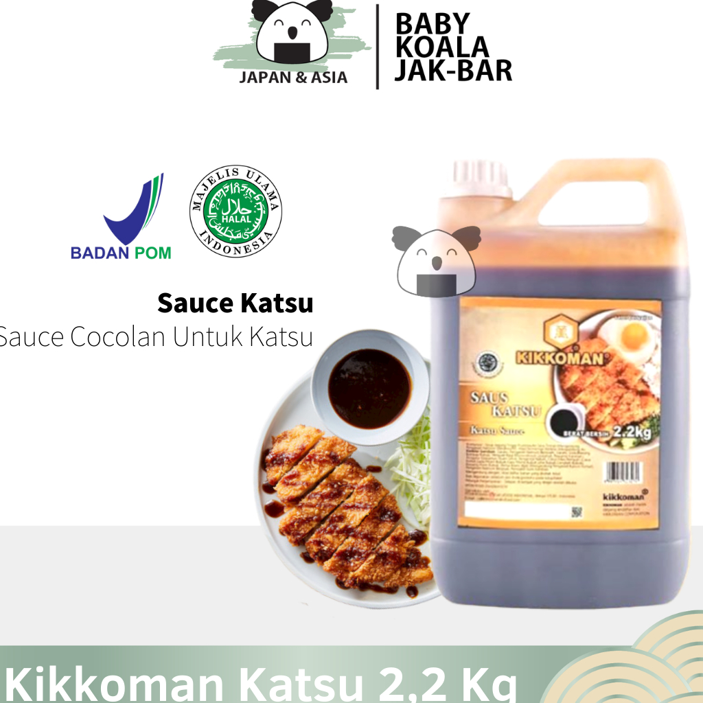 

KIKKOMAN Saus Katsu 2,2 kg Halal..