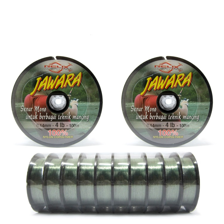 Senar Pancing/Tali Pancing RELIX NUSANTARA JAWARA 100 Meter CONNECTING (Hijau)