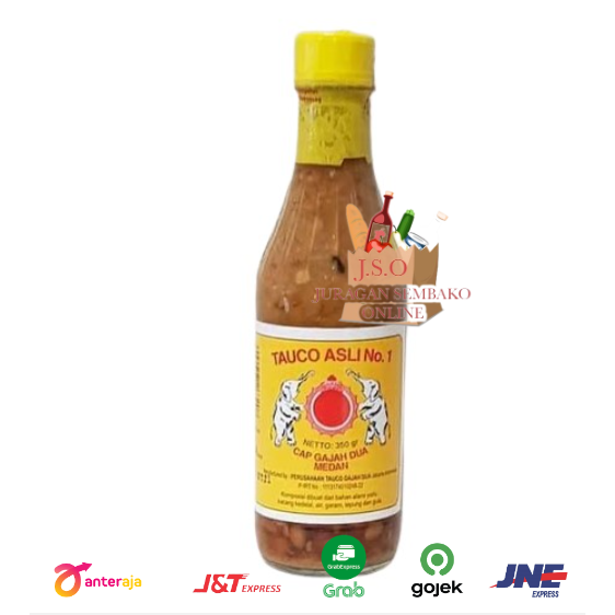 (JSO) TAUCO cap GAJAH DUA asli medan 250gr HALAL BPOM