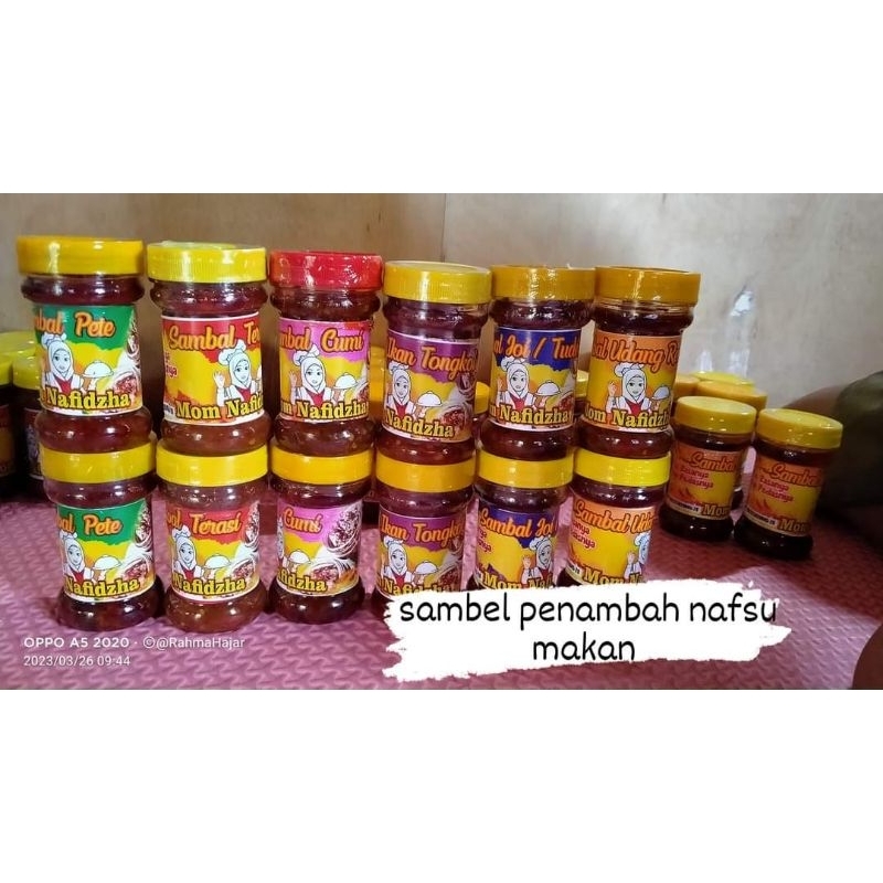 

Sambal terasi pedas