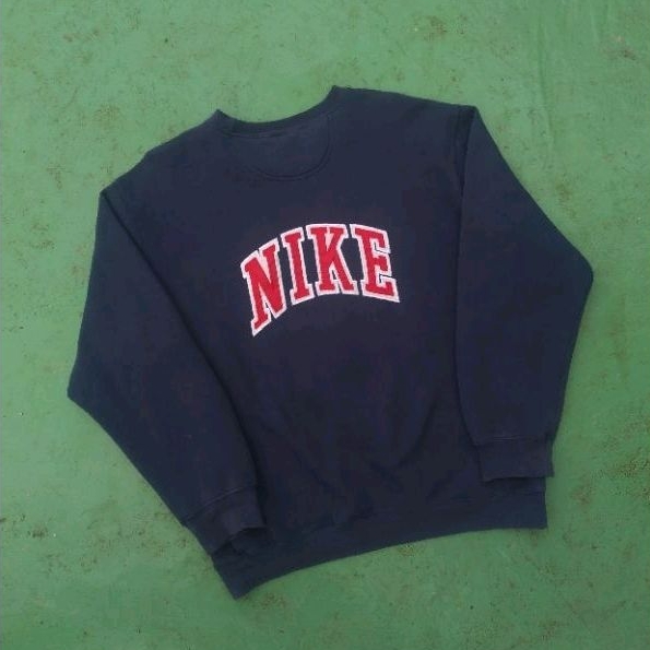 Crewneck Nike Spell Out Big Swoosh Vintage