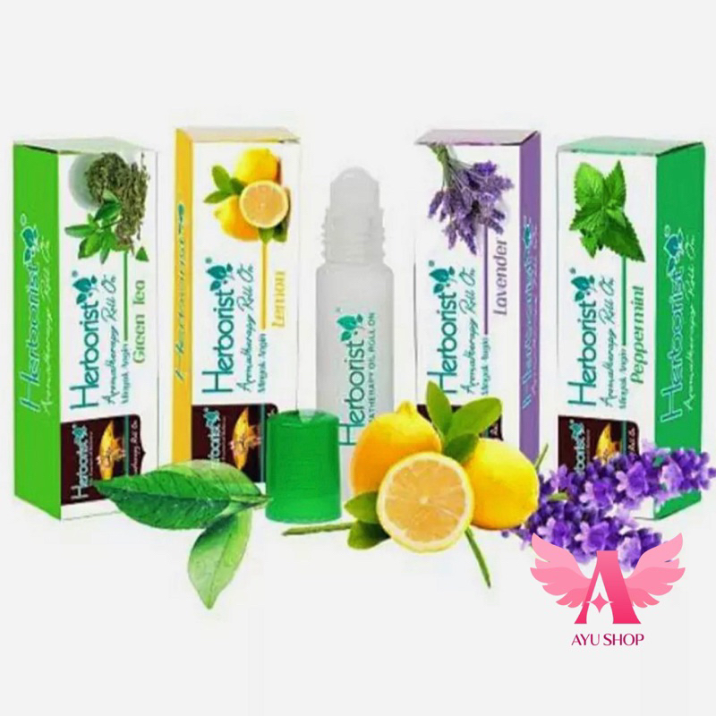 Herborist Aromatheraphy / Minyak Angin Roll On 10ml