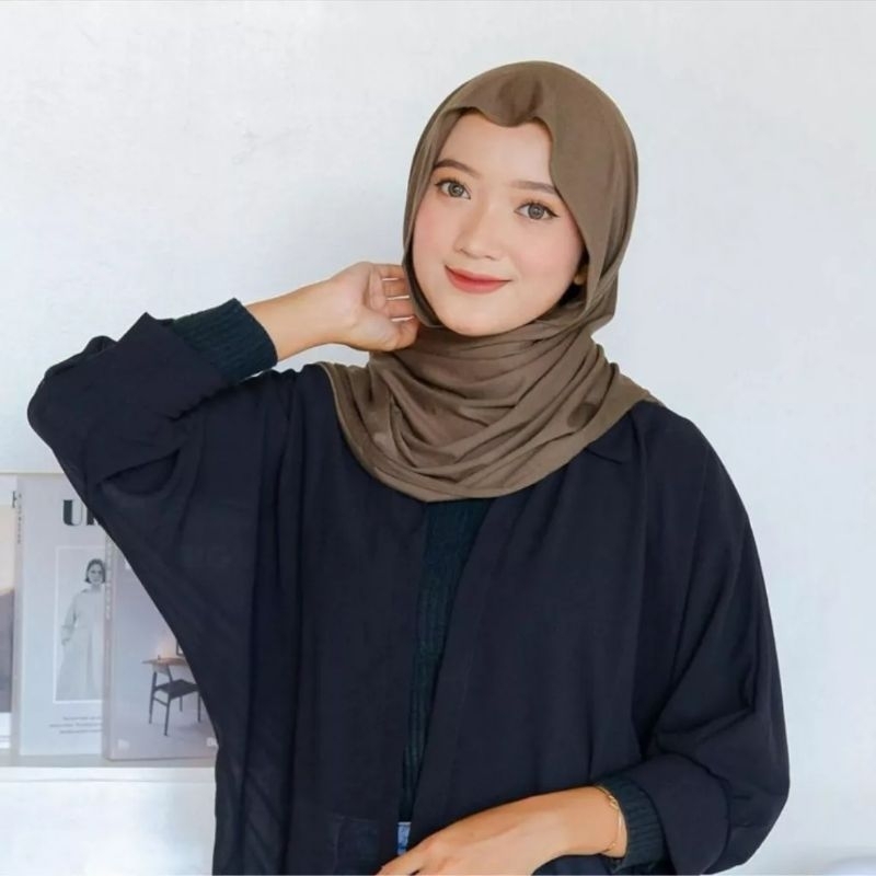 Pashmina Kaos Jersey Premium Pashmina Jersey Flowy Hijab Pasmina Kaos Rayon