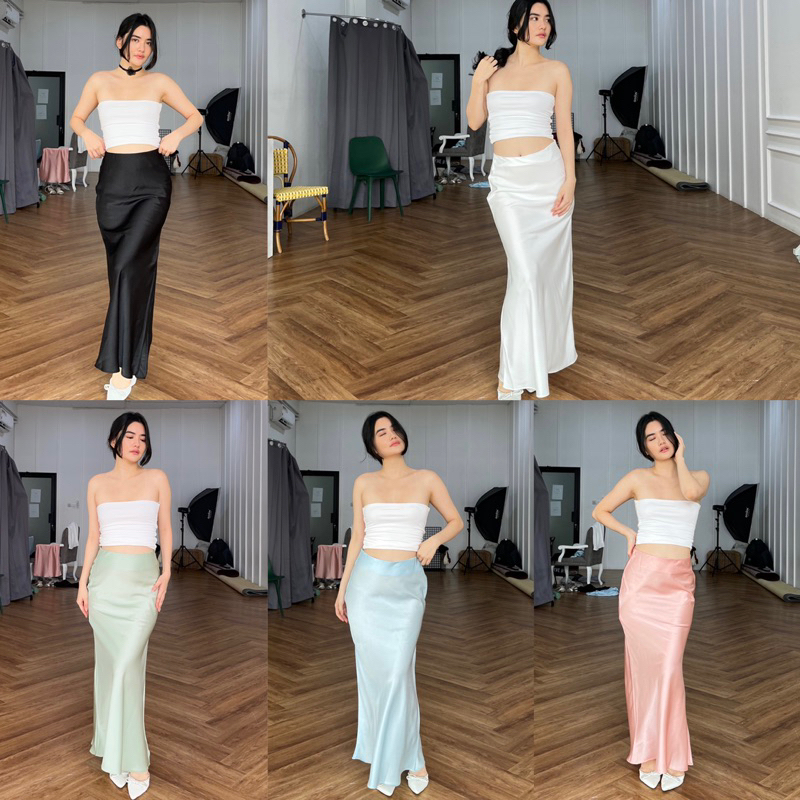 EMVE - Sirene Maxi Silk Skirt - Maxi Skirt Silk