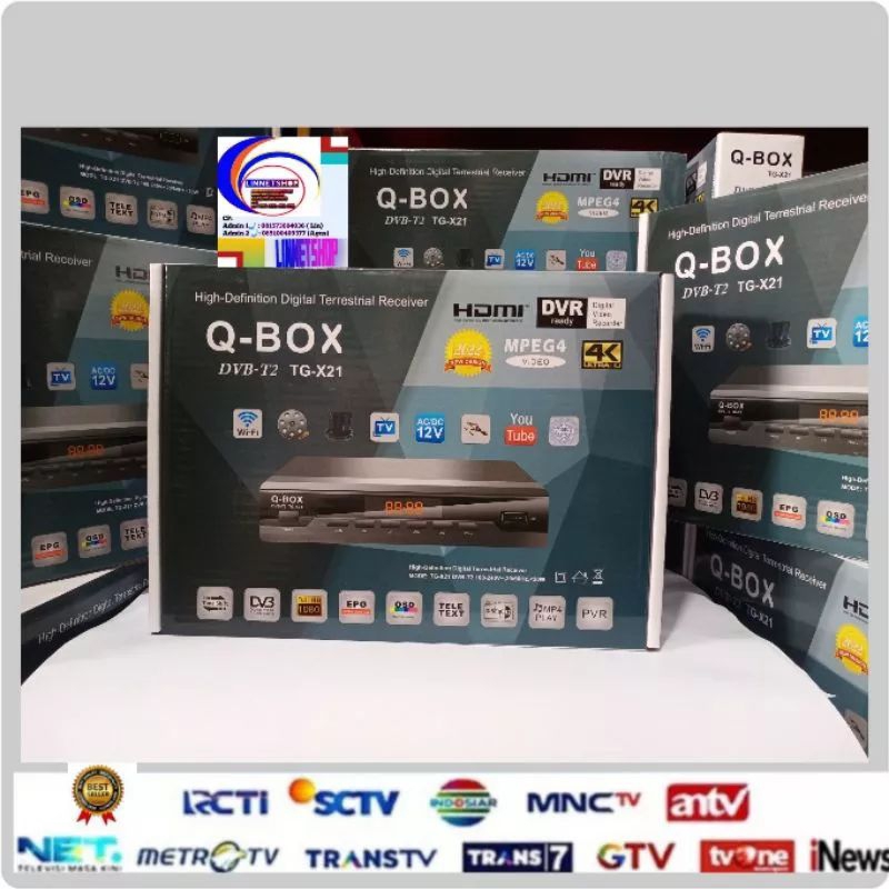 Set Top Box Digital  Q Box TG-x21  DVB - T2 STB TV DIGITAL