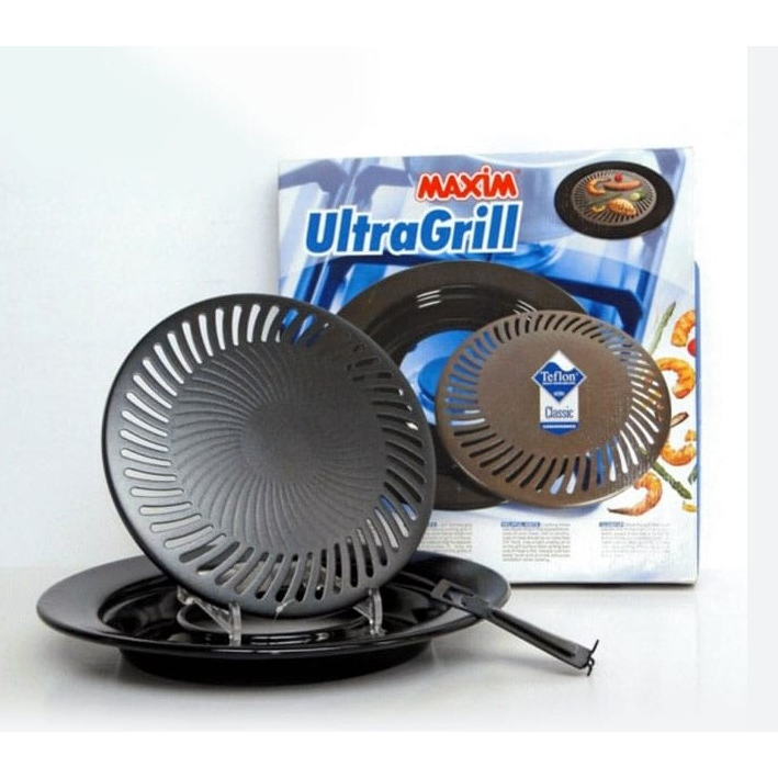 Maxim Alat Panggangan Korea 25cm | Bbq Grill Pan | Bakaran Kompor | Perangkat Memanggang | Barbeque