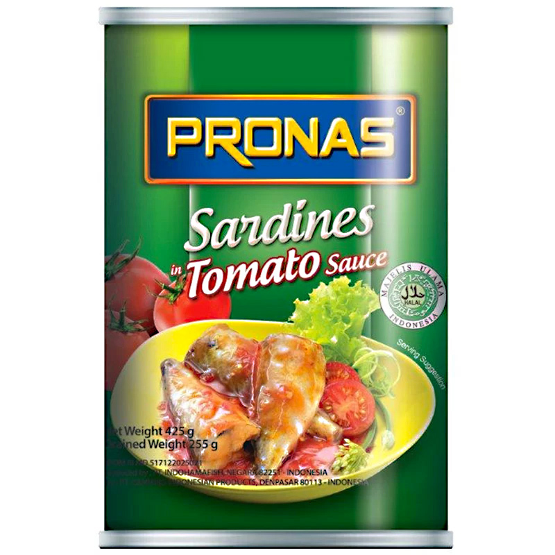 

PRONAS Sardines Tomato Sauce 155 g