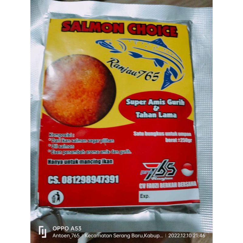 

Ranjau 765 SALMON CHOICE Amisan