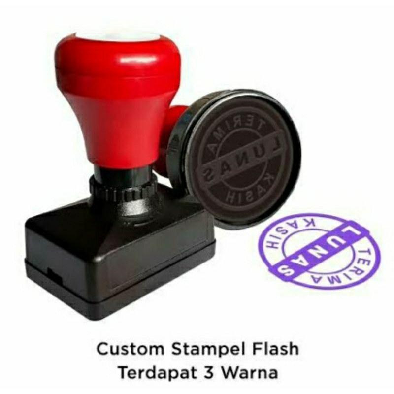 

Stempel Flash Otomatis Bulat