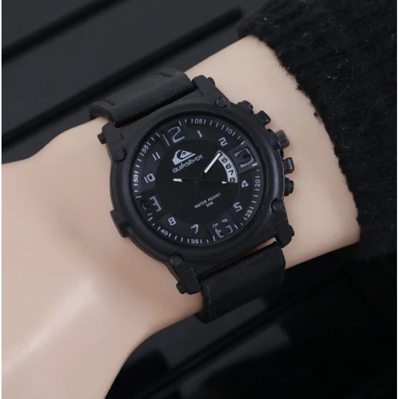 Jam Tangan Pria Tali Kulit Keren Jam Tangan Cowok Kulit Sport Ngtren Dan Modis