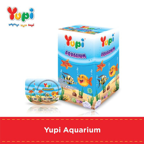 

Permen Yupi Aquarium Box isi 12PCS @14gr // Yupi Permen Box