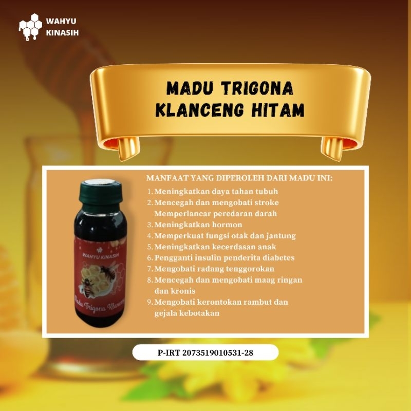 

Madu klanceng Hitam 100ml