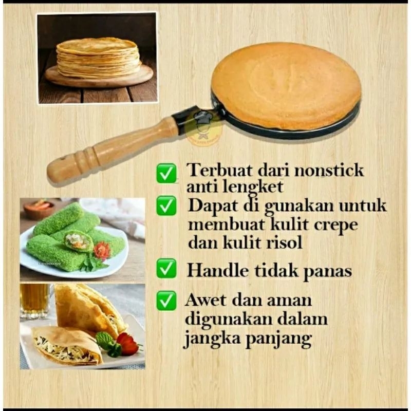 Galaxy Creper Maker /Wajan Anti Lengket/Cetakan Risol/Lumpia