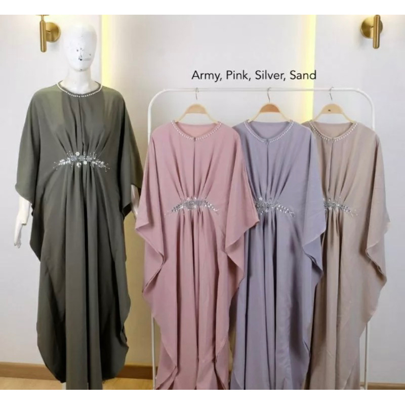 Alaya Kaftan bahan shakila kaftan murah aplikasi payet kaftan mewah