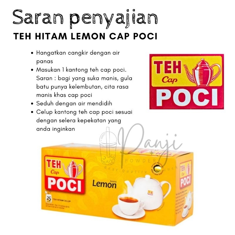 TEH CAP POCI BOX ISI 25 RASA LEMON TEH POCI LEMON ISI 25 KEMASAN BOX TEH CAP POCI LEMON CELUP TEH CELUP CAP POCI LEMON TEH POCI CELUP LEMON