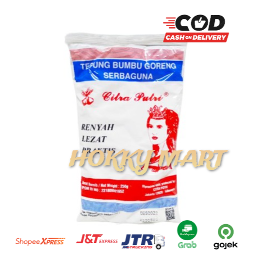 

Tepung CITRA PUTRI 250gr / tepung bumbu goreng ayam serbaguna / tepung ayam serbaguna