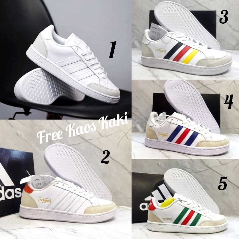 ADIDAS BLAZER IMPORT SIZE 39 - 43 SEPATU SNEAKERS PRIA PUTIH FRANCE