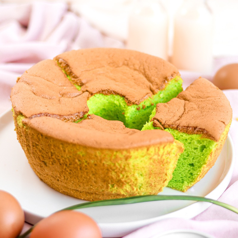 

Chiffon pandan|chiffon cake|chiffon cake surabaya|chiffon