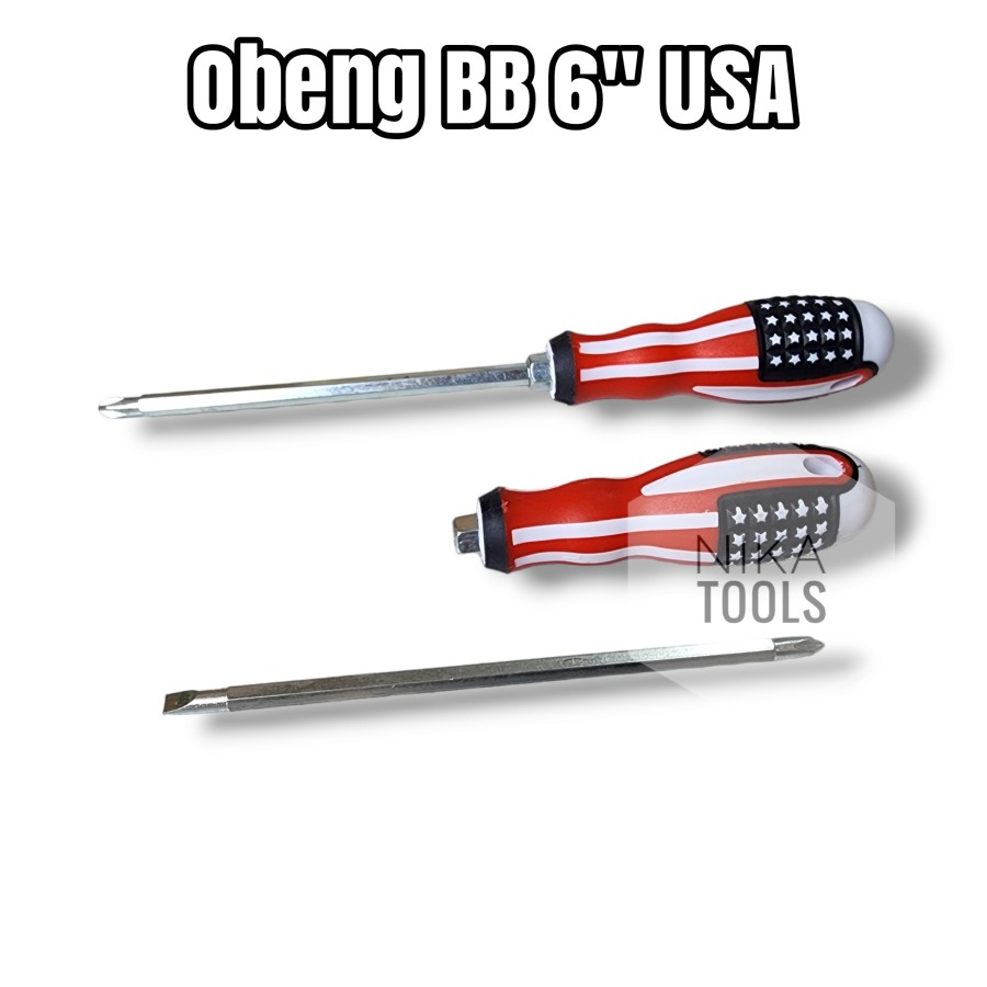 Obeng Bolak Balik 6&quot; inch USA