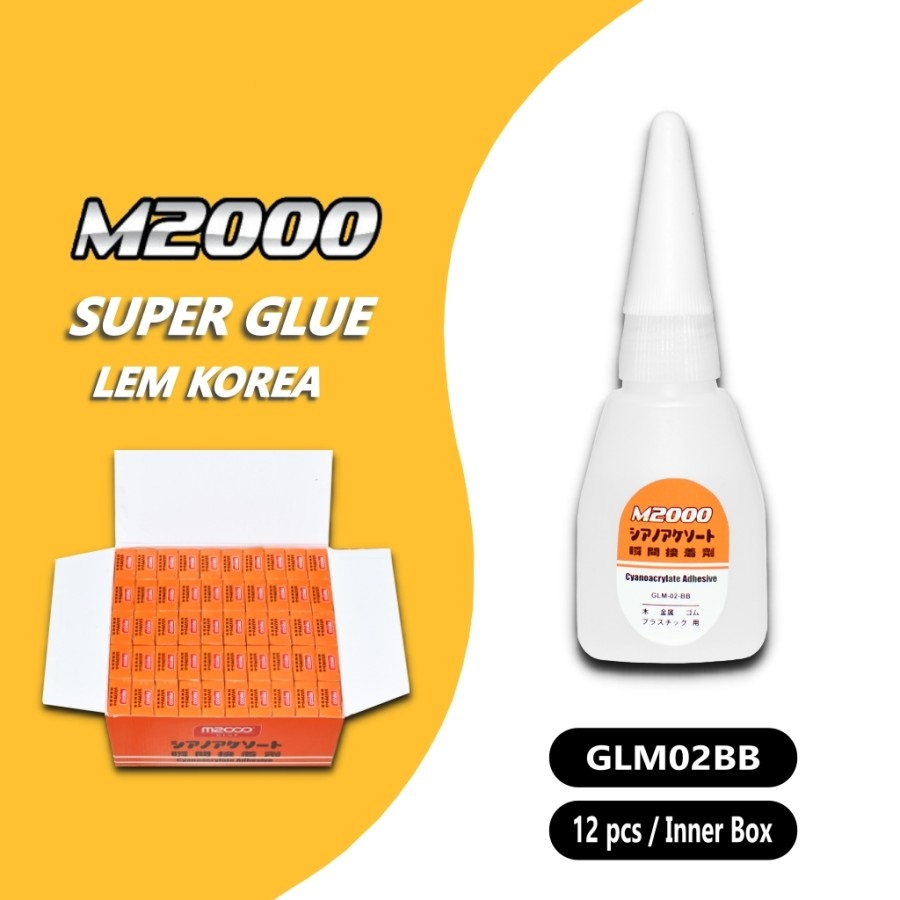 Lem Korea M2000 Asli / Lem Super Glue Serba Guna 1 Pcs serbaguna Harga murah meriah