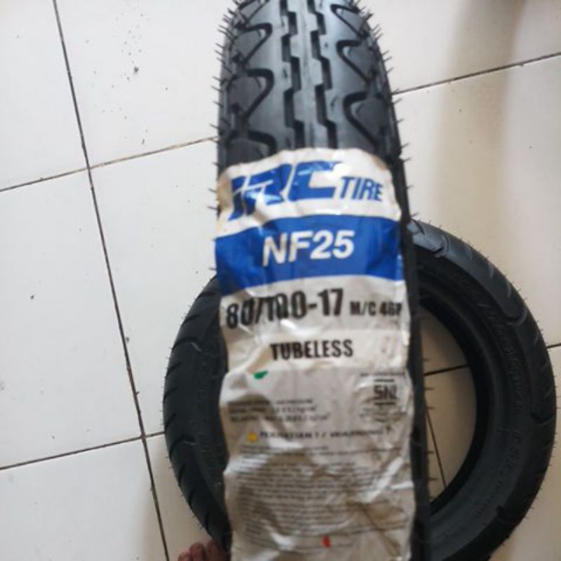 BAN IRC NF25 Tubeless ( TL ) 80 / 100 - 17 Ring 17 - IRC NF25