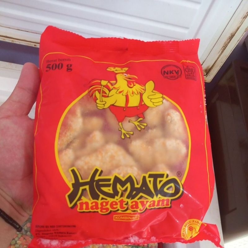 hemato nuget ayam 500gr bentuk stik