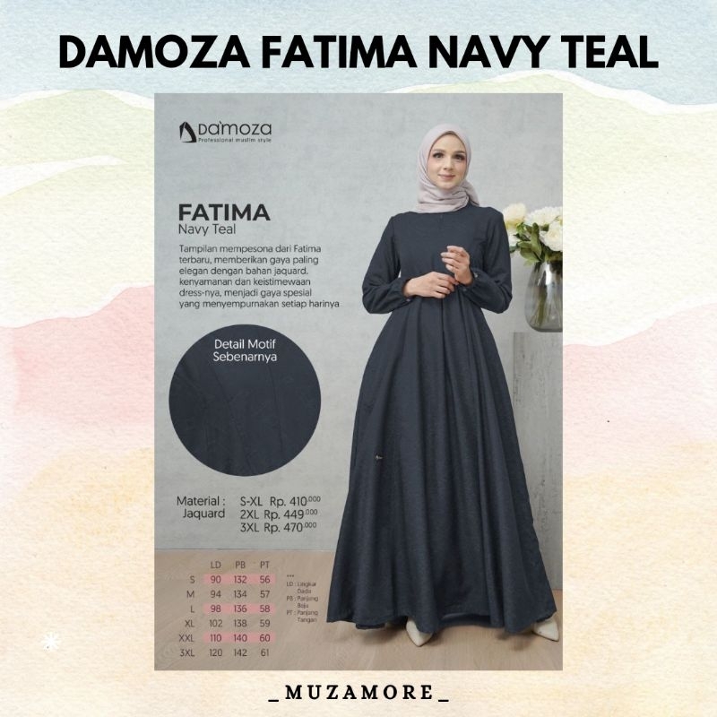 MUTIF DAMOZA FATIMA NAVY TEAL