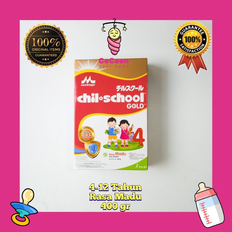 Susu Formula ChilSchool Chil School Gold Madu 3-12 Tahun 400g 400 gr