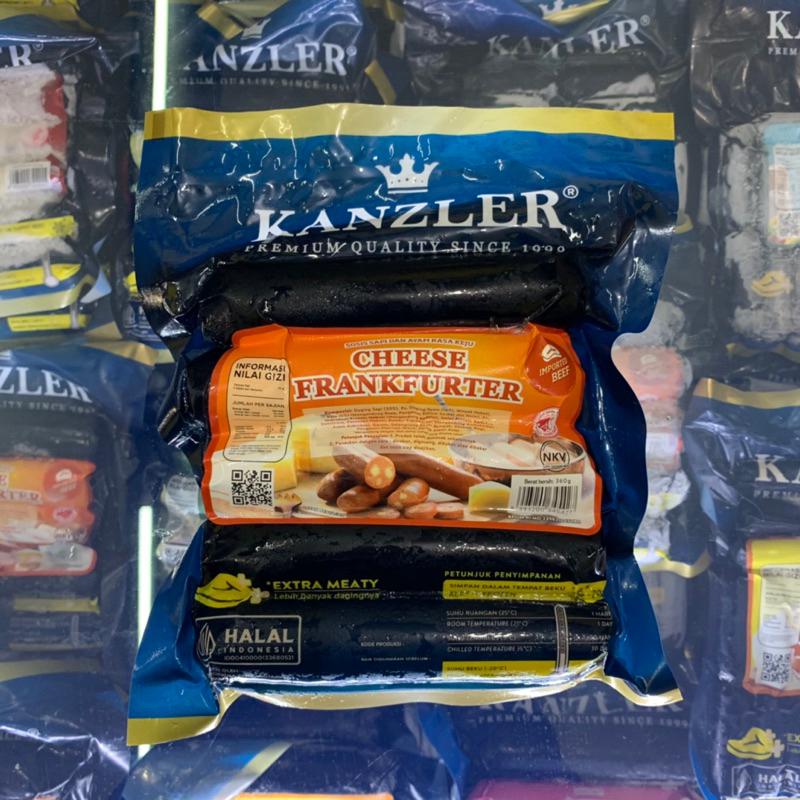 

Kanzler Cheese Frankfurter 360gr