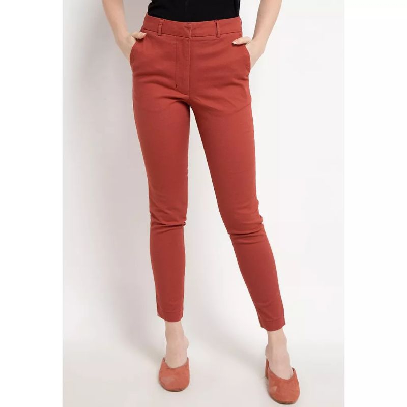 Geela Slim Fit Pants Terracota (3167)