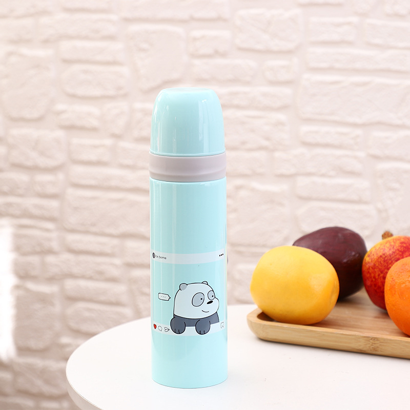 Botol Minuman Anak Termos Bear Beruang Air Panas Stainless Steel 500ML