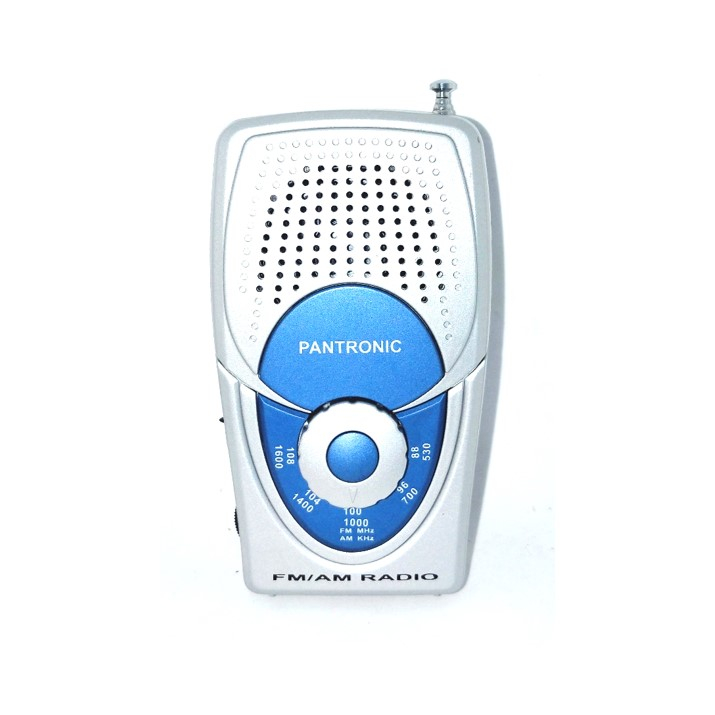 Radio FM AM Mini Portable Radio Free Earphone dan Baterai